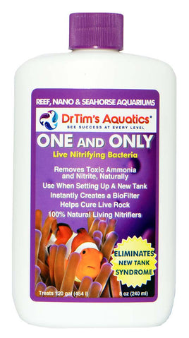 One & Only Live Nitrifying Bacteria 8oz - Reef Pure - Dr. Tim`s Aquatics